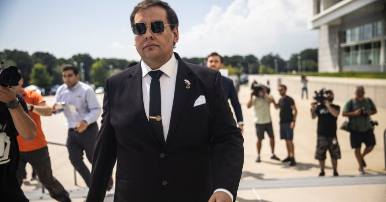 George Santos, Facing a Possible 87 Months in Prison, Is Out of Jokes