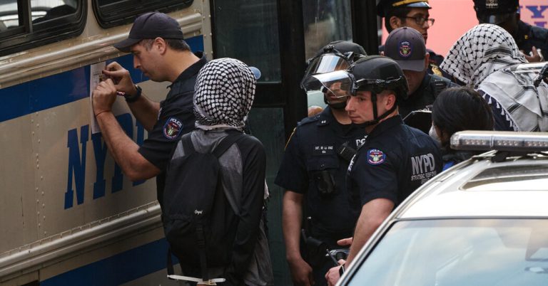 A Year Ago, Columbia Security Was Hands-Off at a Protest. Not This Time.