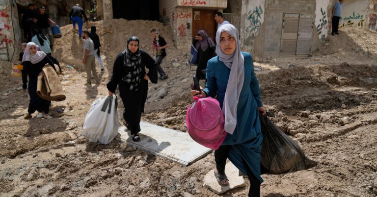 In Israel’s Demolition Path, West Bank Residents Pack Up Their Lives