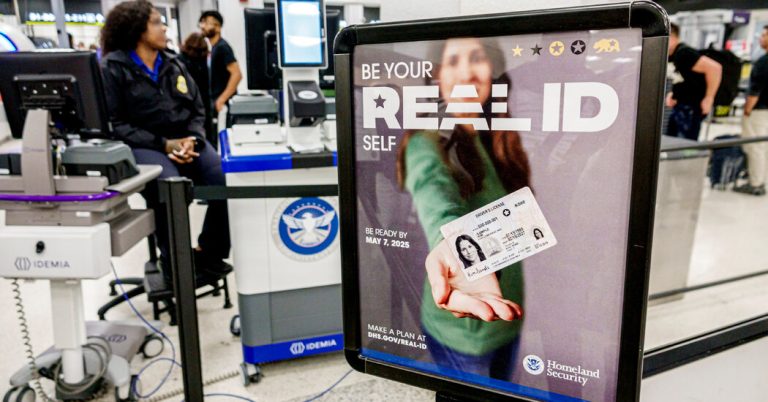 The Real ID Deadline Is Here. What to Know if You’re Flying.
