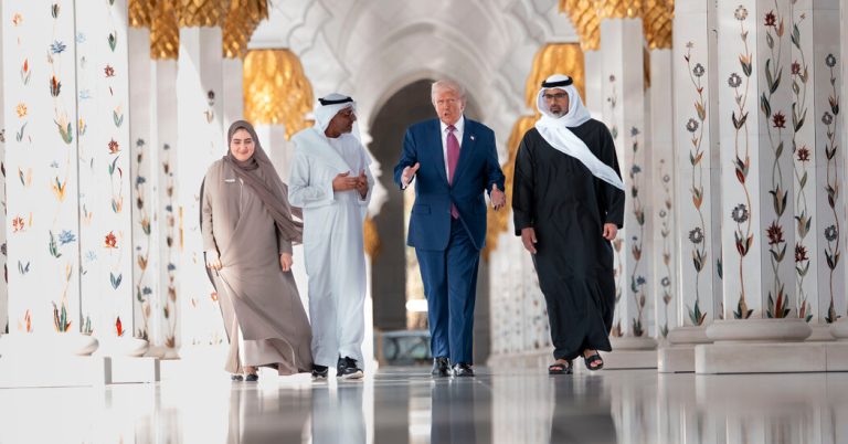 Vengeful at Home, Trump Takes His Forgiving Side on Tour